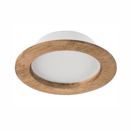 Χωνευτό Φωτιστικό LED WOODY SPOT LED/12,5W/230V 3000K καρυδιά ø 16 cm