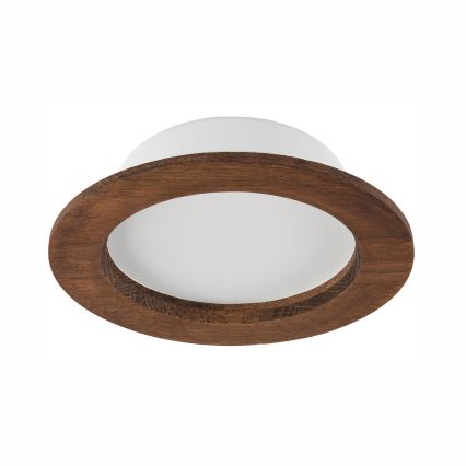 Χωνευτό Φωτιστικό LED WOODY SPOT LED/12,5W/230V 3000K κεράσι ø 16 cm