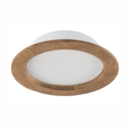 Χωνευτό Φωτιστικό LED WOODY SPOT LED/16,5W/230V 4000K καρυδιά ø 18,5 cm