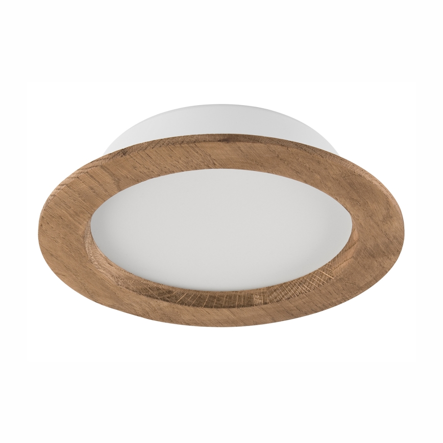 Χωνευτό Φωτιστικό LED WOODY SPOT LED/16,5W/230V 4000K καρυδιά ø 18,5 cm