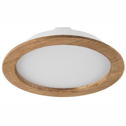 Χωνευτό Φωτιστικό LED WOODY SPOT LED/23,5W/230V 4000K καρυδιά ø 23,5 cm