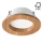 Χωνευτό Φωτιστικό LED WOODY SPOT LED/5,5W/230V 4000K δρυς ø 10 cm