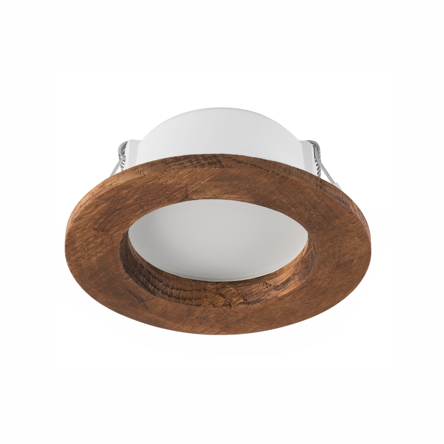 Χωνευτό Φωτιστικό LED WOODY SPOT LED/5,5W/230V 4000K κεράσι ø 10 cm