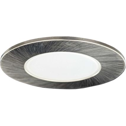Χωνευτό Φωτιστικό μπάνιου LED BONO LED/8W/230V 3000K IP65 γυαλιστερό χρώμιο