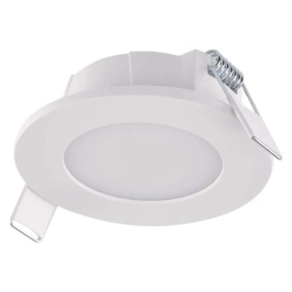 Χωνευτό Φωτιστικό μπάνιου LED LORI LED/4,5W/230V IP65 2700/4000K διάμετρος 8,5 cm λευκό