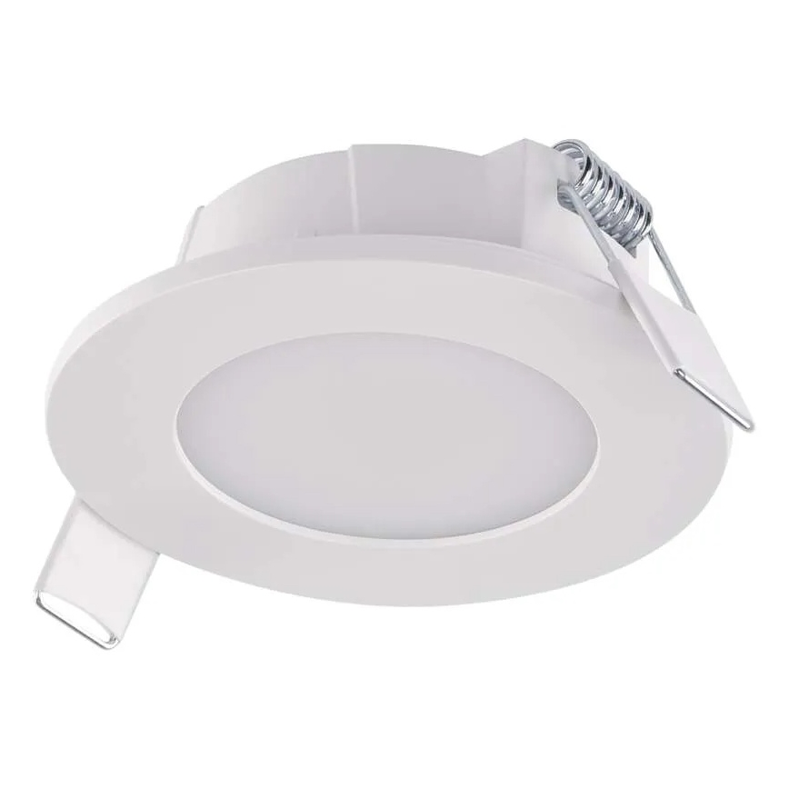 Χωνευτό Φωτιστικό μπάνιου LED LORI LED/4,5W/230V IP65 2700/4000K διάμετρος 8,5 cm λευκό