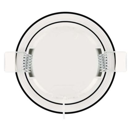 Χωνευτό Φωτιστικό μπάνιου LED LORI LED/4,5W/230V IP65 2700/4000K διάμετρος 8,5 cm μαύρο