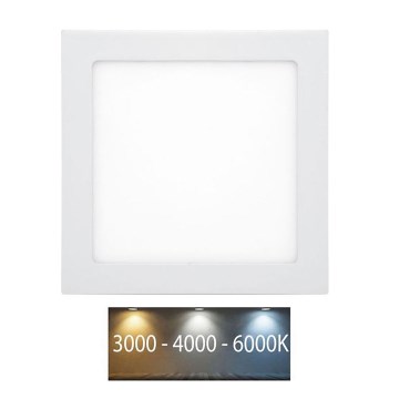Χωνευτό Φωτιστικό μπάνιου LED RAFA LED/25W/230V 3000/4000/6000K 30x30 cm IP44 λευκό