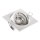 Χωνευτό φωτιστικό οροφής 1xGU10/MR16/10W/230V 9x9 cm λευκό