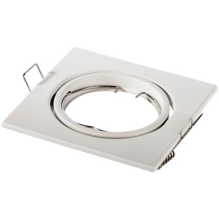 Χωνευτό φωτιστικό οροφής 1xGU10/MR16/10W/230V 9x9 cm λευκό