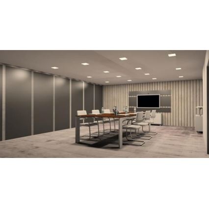 Χωνευτό φωτιστικό οροφής LED LED/12W/230V