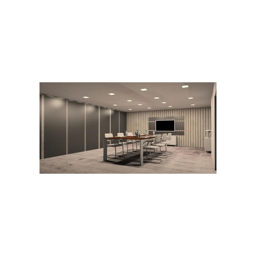 Χωνευτό φωτιστικό οροφής LED LED/12W/230V