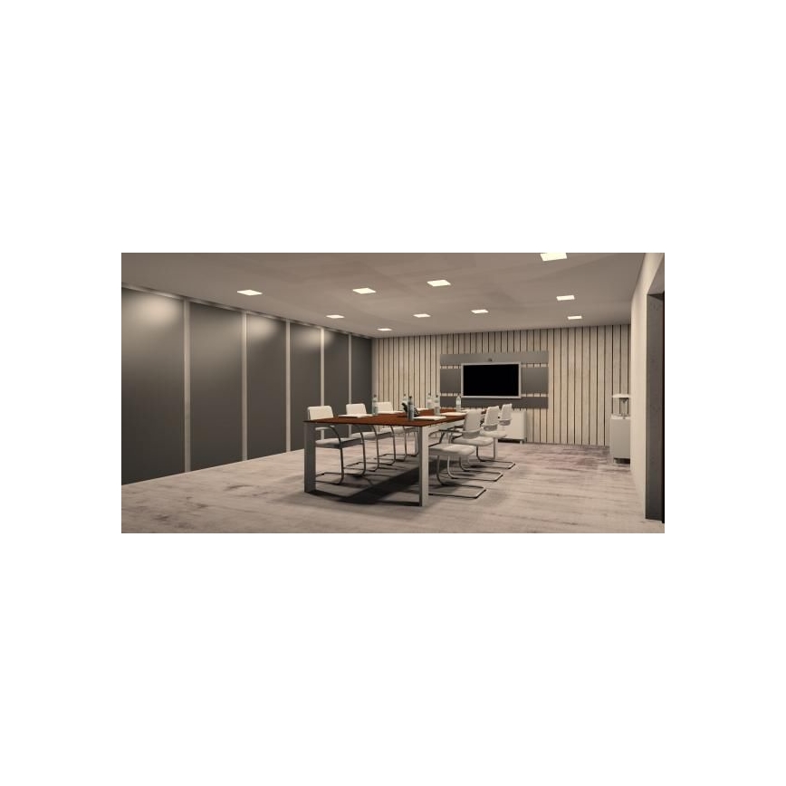 Χωνευτό φωτιστικό οροφής LED LED/18W/230V