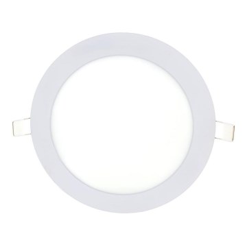 Χωνευτό φωτιστικό οροφής LED QTEC LED/15W/230V 2700K διάμετρος 18,8 cm