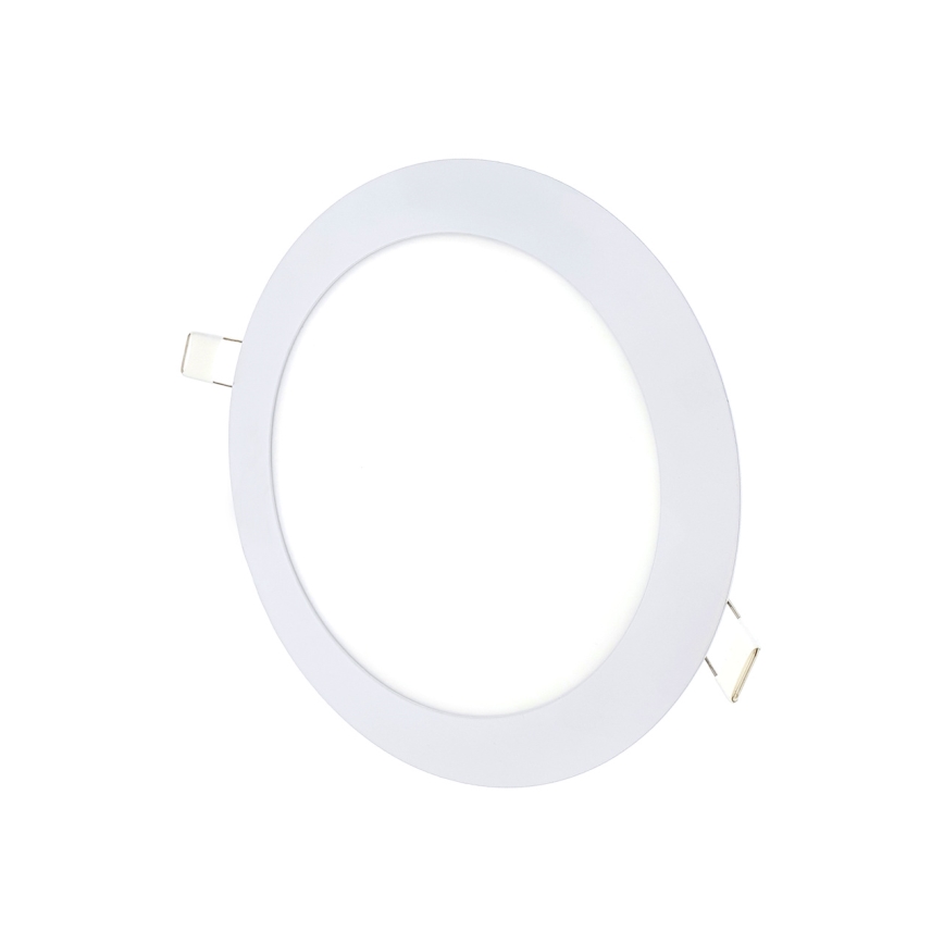 Χωνευτό φωτιστικό οροφής LED QTEC LED/18W/230V 6500K διάμετρος 22 cm