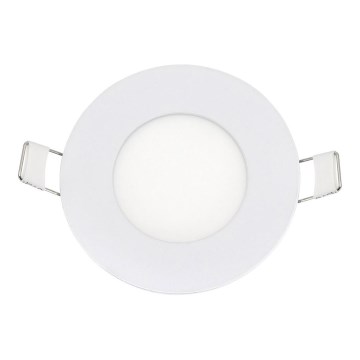 Χωνευτό φωτιστικό οροφής LED QTEC LED/3W/230V 2700K διάμετρος 8,3 cm