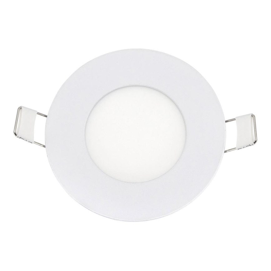 Χωνευτό φωτιστικό οροφής LED QTEC LED/3W/230V 2700K διάμετρος 8,3 cm