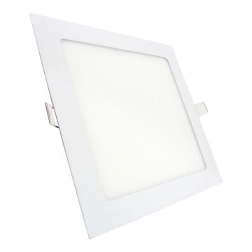 Χωνευτό φωτιστικό οροφής LED QTEC LED/9W/230V 6500K 14,6x14,6 cm