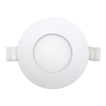 Χωνευτό φωτιστικό οροφής LED ROUND LED/3W/230V 6500K