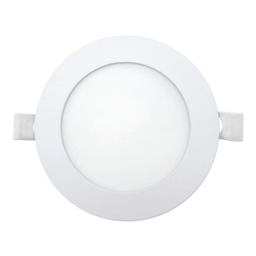 Χωνευτό φωτιστικό οροφής LED ROUND LED/6W/230V 2700K