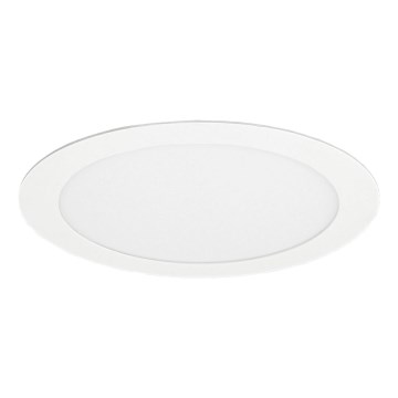 Χωνευτό φωτιστικό οροφής μπάνιου LED VEGA LED/12W/230V 2800K διάμετρος 16,8 cm IP44 λευκό πάγου