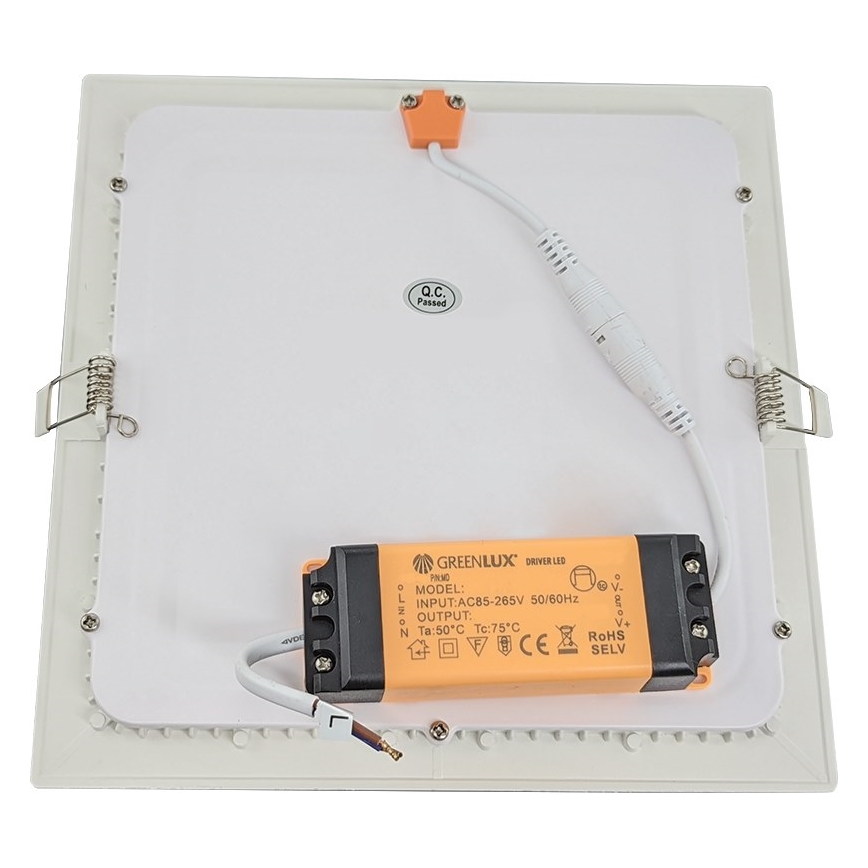 Χωνευτό φωτιστικό οροφής μπάνιου  LED VEGA LED/12W/230V 3800K 16,8 cm IP44