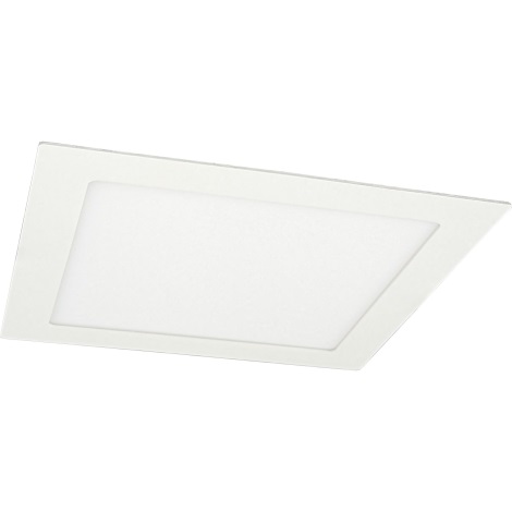 Χωνευτό φωτιστικό οροφής μπάνιου LED VEGA LED/18W/230V 3800K 22,5 cm IP44 λευκό πάγου