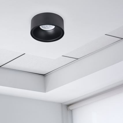 Χωνευτό φωτιστικό σποτ BALI 1xGU5,3/MR16/25W/12V στρογγυλό μαύρο
