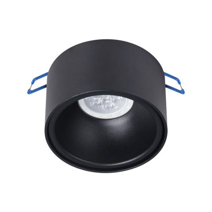 Χωνευτό φωτιστικό σποτ BALI 1xGU5,3/MR16/25W/12V στρογγυλό μαύρο