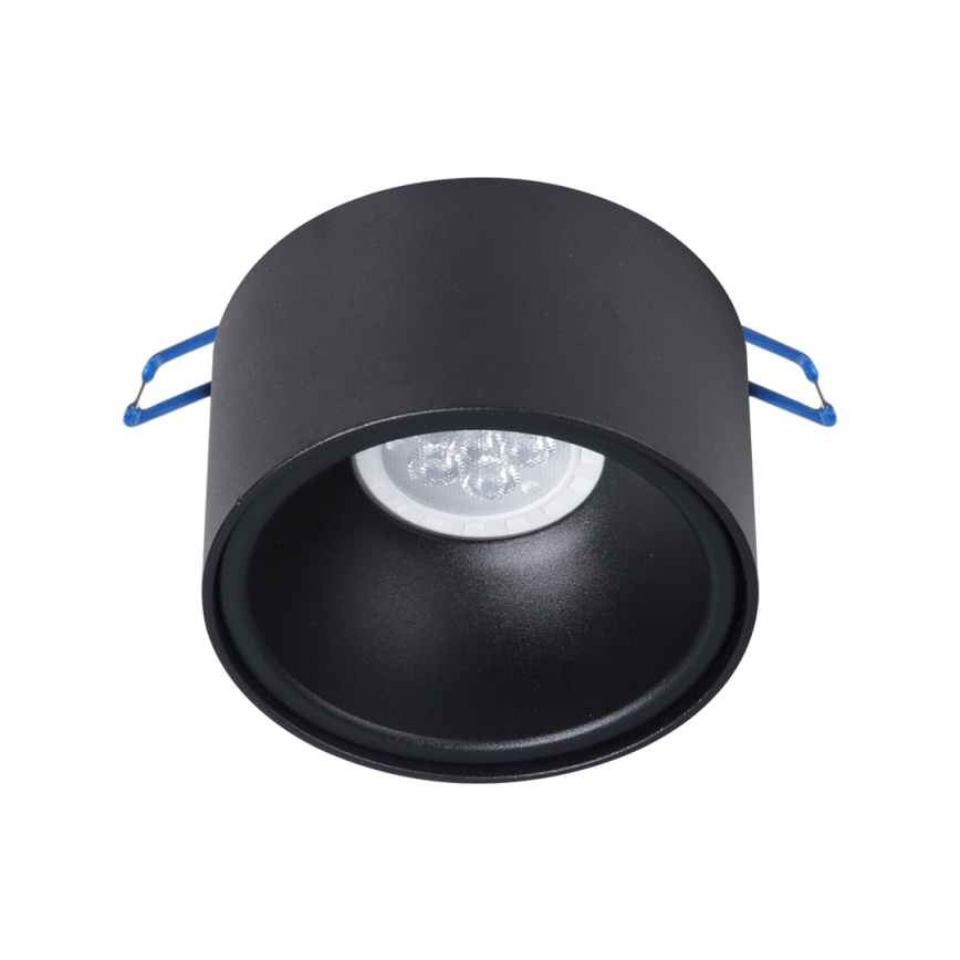 Χωνευτό φωτιστικό σποτ BALI 1xGU5,3/MR16/25W/12V στρογγυλό μαύρο