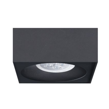 Χωνευτό φωτιστικό σποτ BALI 1xGU5,3/MR16/25W/12V τετράγωνο μαύρο
