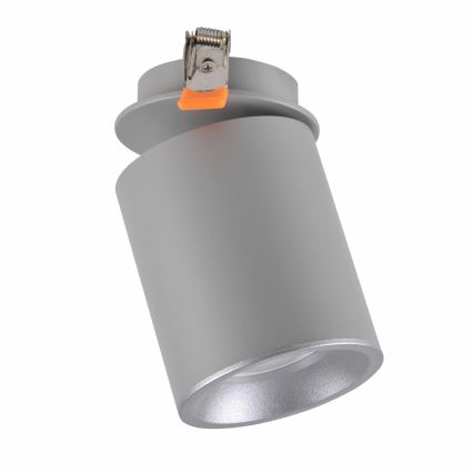 Χωνευτό φωτιστικό σποτ HARON 1xGU10/10W/230V γκρι