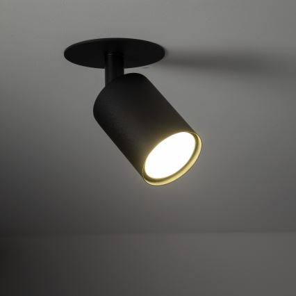 Χωνευτό φωτιστικό σποτ NEX 1xGU10/10W/230V μαύρο
