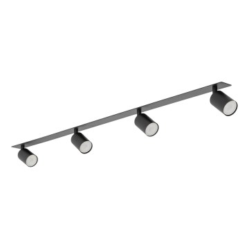 Χωνευτό φωτιστικό σποτ NEX 4xGU10/10W/230V μαύρο