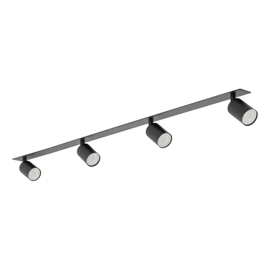 Χωνευτό φωτιστικό σποτ NEX 4xGU10/10W/230V μαύρο