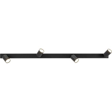Χωνευτό φωτιστικό σποτ NEX 4xGU10/10W/230V μαύρο