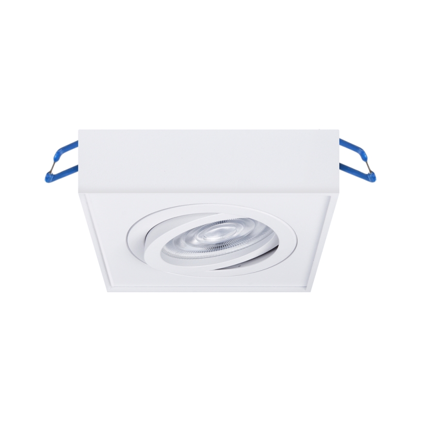 Χωνευτό φωτιστικό σποτ NUSA 1xGU5,3/MR16/50W/12V γωνιακό λευκό