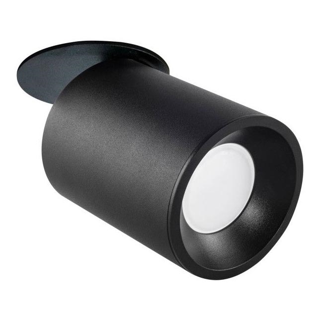 Χωνευτό φωτιστικό σποτ PALLAS 1xGU10/10W/230V μαύρο