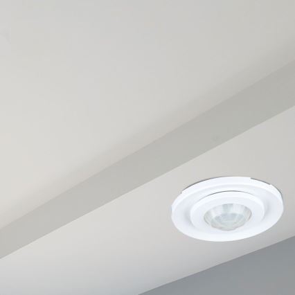 Χωνευτός αισθητήρας κίνησης PIR 360° 400W/230V λευκό