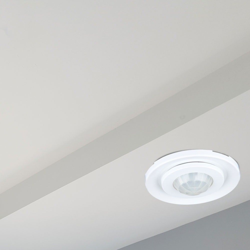 Χωνευτός αισθητήρας κίνησης PIR 360° 400W/230V λευκό