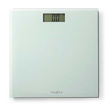 Ψηφιακή προσωπική ζυγαριά 1xCR2032 λευκή