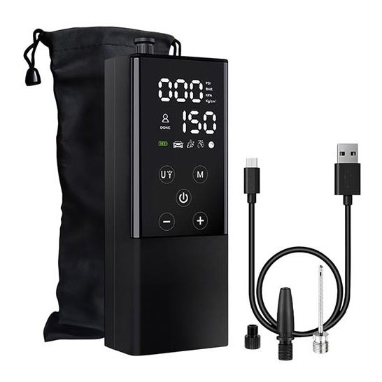 Ψηφιακή τρόμπα τσέπης 2000 mAh 5V μαύρο