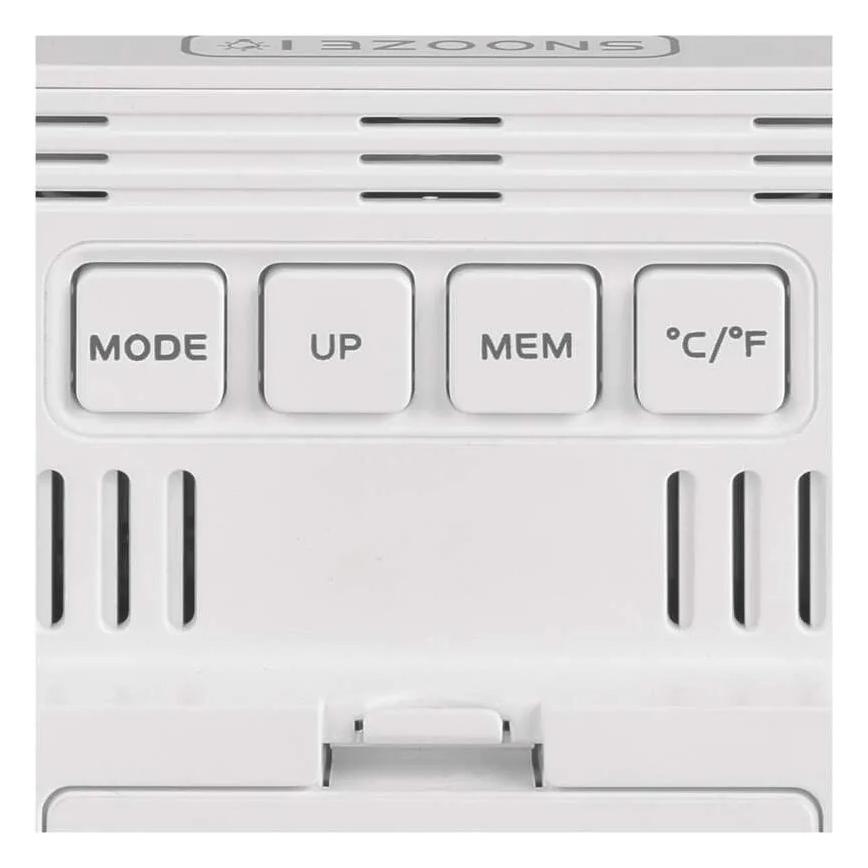 Ψηφιακό θερμόμετρο με υγρόμετρο 1xAA λευκό