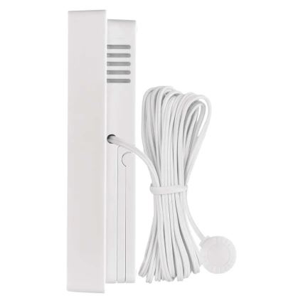 Ψηφιακό θερμόμετρο με υγρόμετρο 2xAAA λευκό