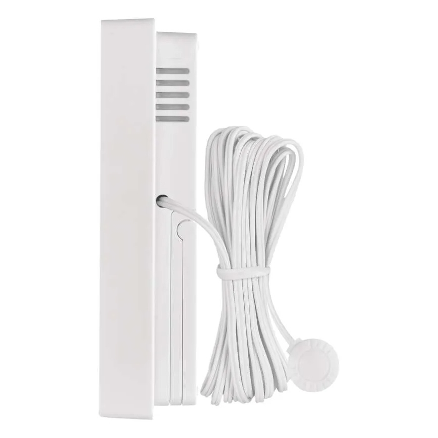 Ψηφιακό θερμόμετρο με υγρόμετρο 2xAAA λευκό