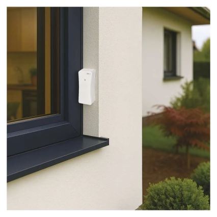 Ψηφιακό θερμόμετρο με υγρόμετρο 2xAAA λευκό