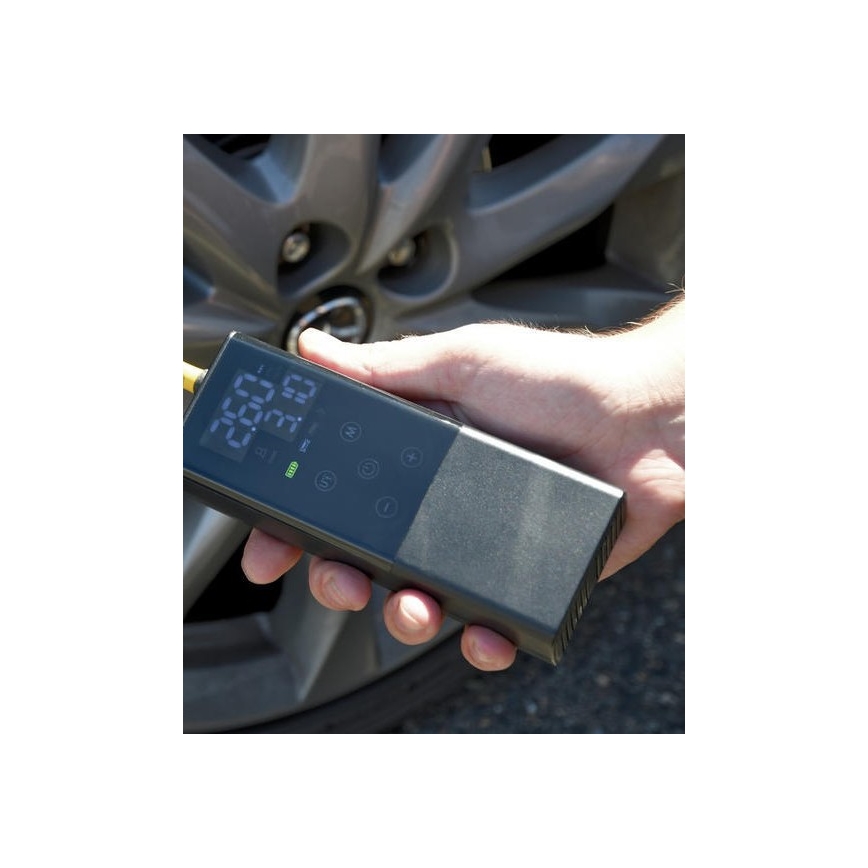 Ψηφιακό φορητό συμπιεστής 4000 mAh 5V μαύρο