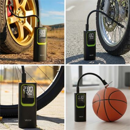 Ψηφιακός φορητός συμπιεστής τσέπης 5V 8000 mAh μαύρος