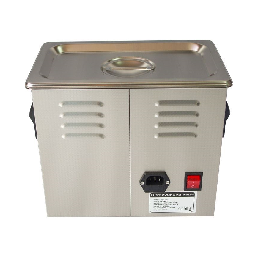 Ψηφιακός καθαριστής υπερήχων 120W/230V 3 l