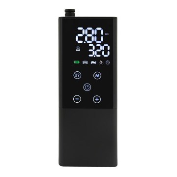 Ψηφιακό φορητό συμπιεστής 4000 mAh 5V μαύρο